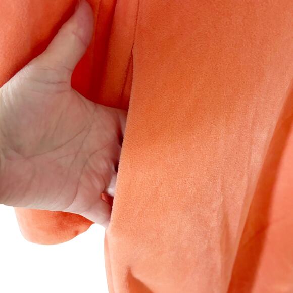 Vintage Vanity Fair Terry Robe Housecoat Orange 14 - Picture 7 of 12